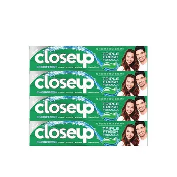 Closeup Tooth Paste Menthol Fresh 4X75ml
