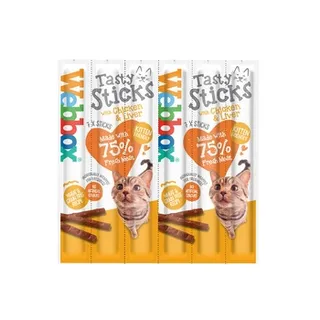 Webbox Cat Treat Tasty Sticks Chicken & Liver 30g (6 Pcs)