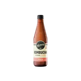 Remedy Organic Kombucha Peach 330ml