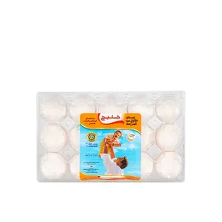 Khaleej White Large Eggs 15s