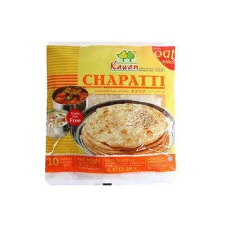 Kawan Frozen Oat Chapatti 10 Pc 400g