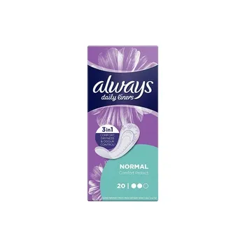 Always Daily Liners Comfort Protect Normal Pad 20 Count