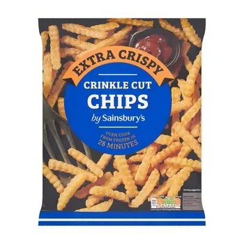 Sainsburys Extra Crispy Crinkle Cut Chips 900g