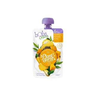 Organic Bubs Sweetcorn Pumpkin & Chia 120g