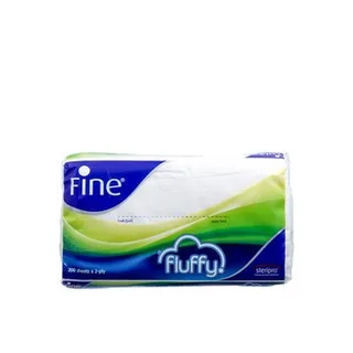 Fine Facial Tissues Fluffy 10 x 200 x 2 ply