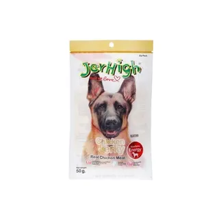 Jerhigh Dog Snack Chicken Jerky 50g
