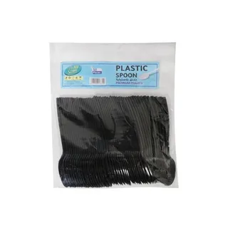 Samar Premium Plastic Spoon Blk50S
