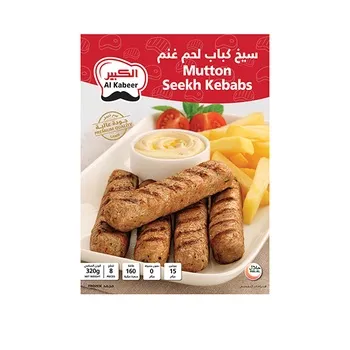 Al Kabeer 8 Mutton Seekh Kabab 320g