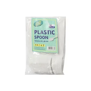 Samar Plastic Spoon White 50s