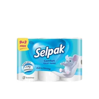 Selpak Toilet Roll Comfort 9+3 2Ply