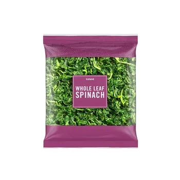 Iceland Whole Leaf Spinach 900g