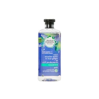 هيربال إسنس بيوريفاي ميسيلار ووتر وبلو جينجر شامبو 400ml
