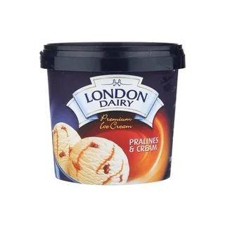 London Dairy Pralines N Cream Ice Cream 1L
