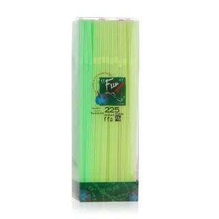 Al Bayader Neon Flexible Straws 225s