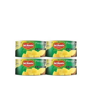Del Monte Pineapple Chunks In Syrup 234g Pack of 4