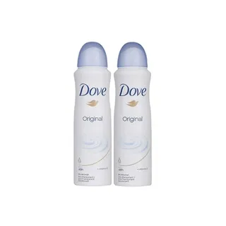 Dove original antiperspirant deodorant 150ml pack of 2