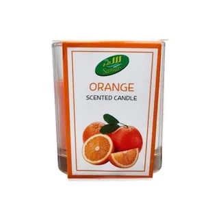 Samar Candle Jar Orange # CHST-0127