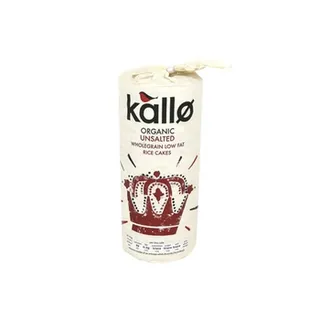 Kallo Organic Rice Cake No Salt 130g