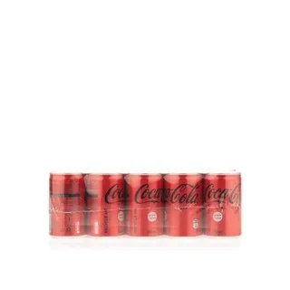 كوكا كولا زيرو كالوريز مشروب غازي علبة 150ml باك 15