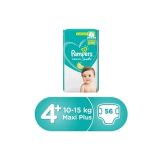 بامبرز أكتيف بيبي 4+ لارج 56 باك جامبو