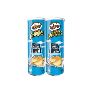 Pringles Salt And Vinegar Chips 2 x 165g