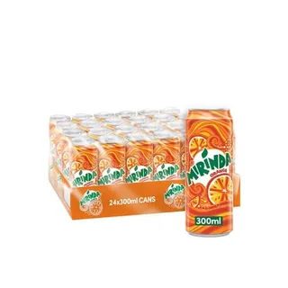 ميريندا برتقال مشروب غازي علبة 330ml باك 24