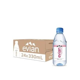 Evian Natural Mineral water 330ml Pack of 24