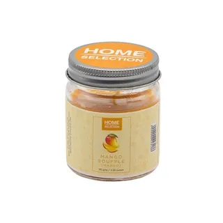 Home Selection Single Wick Scented Jar 95g Mango Safron