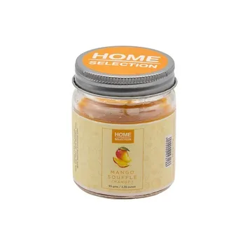 Home Selection Single Wick Scented Jar 95g Mango Safron