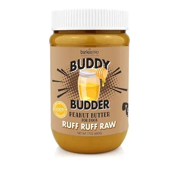 Buddy Budder Ruff Ruff Raw 480g Dog Peanut Butter