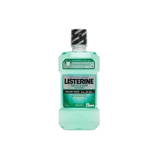 Listerine Mouthwash Teeth & Gum Defence Milder Taste Soft Mint 500ml