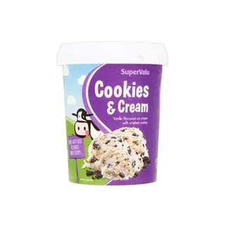 Supervalu Tub Cookies Ice Cream 500ml