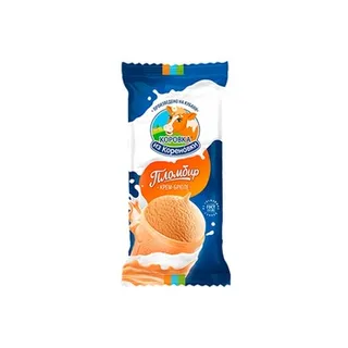 Korovka iz Korenovki Ice cream caramel in a waffle cup 100g