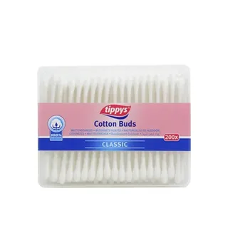 تيبيز علبة مستطيلة أعواد قطن 200pcs