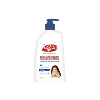 Lifebuoy Antibacterial Liquid Soap And Hand Wash For Hand Hygiene Mild Care 100% Stronger Germ Protection 500ml