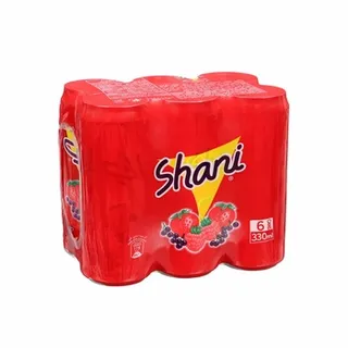 شاني مشروب فواكه غازي علبة مشروبات غازية 330ml باك 6