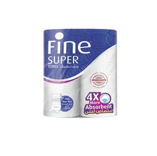 Fine Super Towel 2 x 45 Sheets x 3 Ply