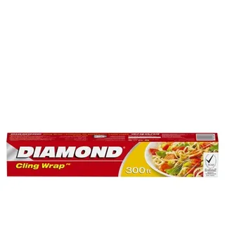 Diamond Cling Wrap Clear 300sqft