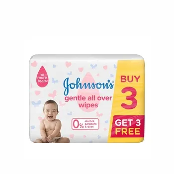 Johnson's Gentle All Over Baby Wipes 72 Wipes Bundle Pack