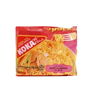 Koka Beef Noodles 5 x 85g