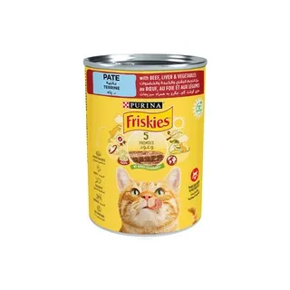 فريسكيز قط قطع لحم بقري وخضار 400g