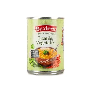 Baxters lentil & veg soup 400g