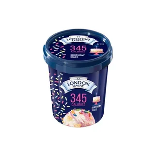 London Dairy Birthday Cake Low Calories 473ml