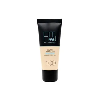 Maybelline Fit Me Foundation Matte 100 Warm
