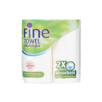 فاين منشفة منزلية صحية 2 لفات x 2 Ply x 60 ورقة