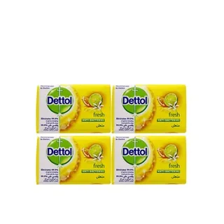 Dettol fresh anti-bacterial bar soap 4x120g