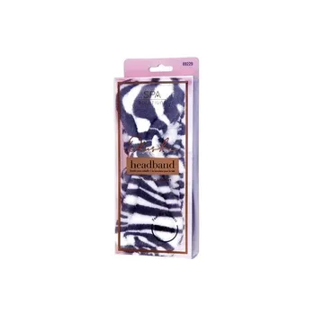 Cala Plush Wire Headband- Zebra