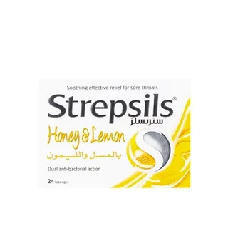 Strepsils Lozenges Honey & Lemon 24pcs