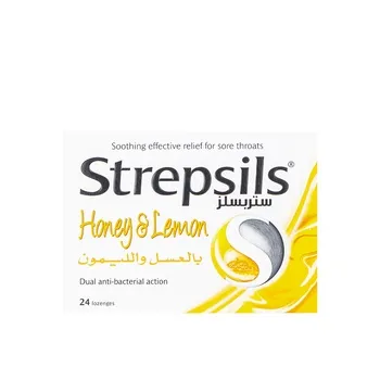 Strepsils Lozenges Honey & Lemon 24pcs