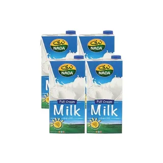 Nada UHT Milk Full Cream 1L Pack of 4